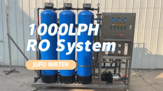 1000lph RO 역삼투 식수 정화 공장 정수 필터 시스템 수처리 시스템 정수 필터 순수한 물 만드는 기계
